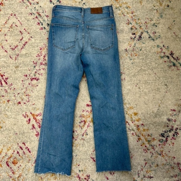 Madewell‎ Cali Demi-Boot Jeans in Fleetwood Wash sz 25 - Picture 5 of 5